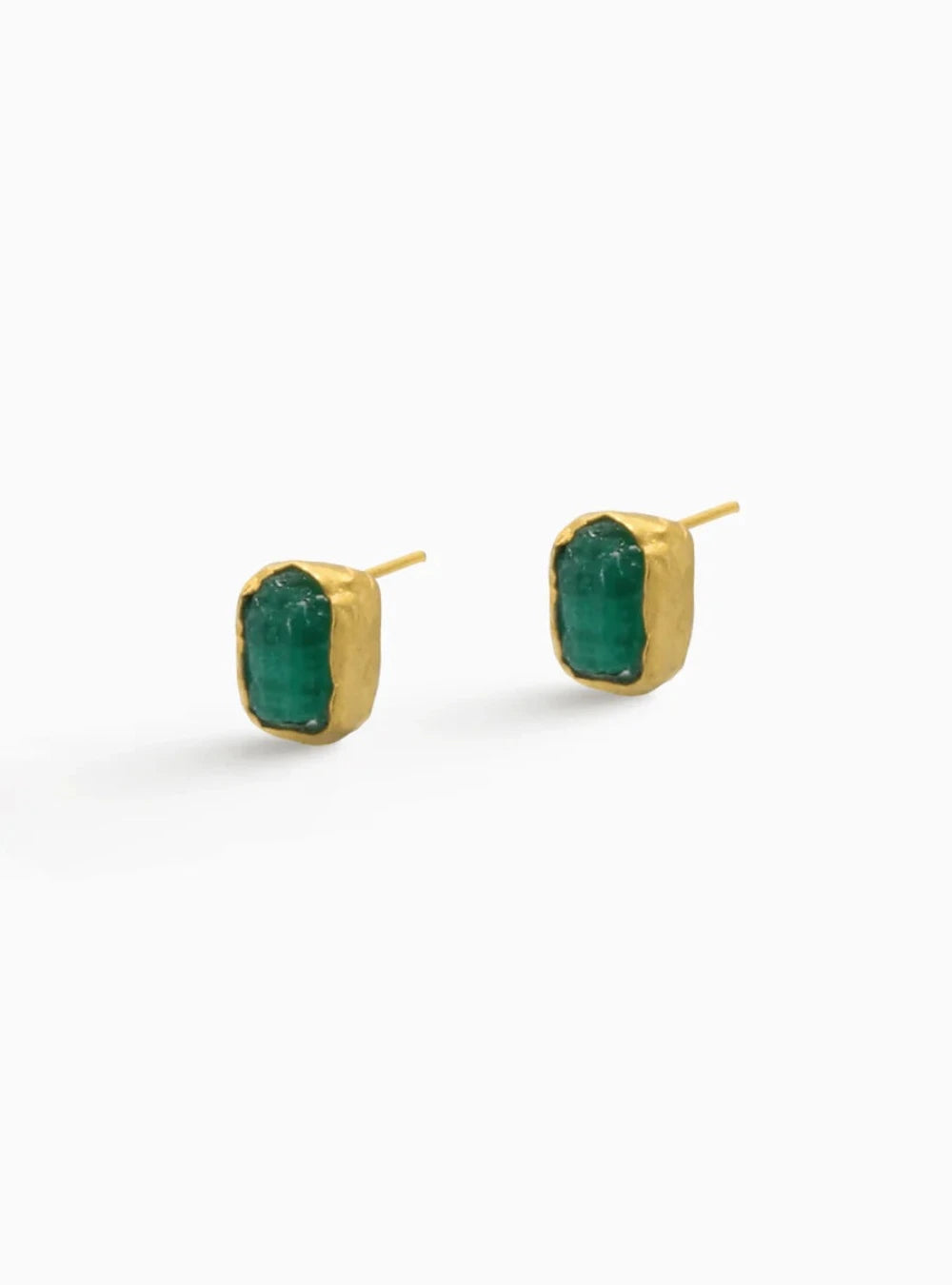 Maya Emerald Studs