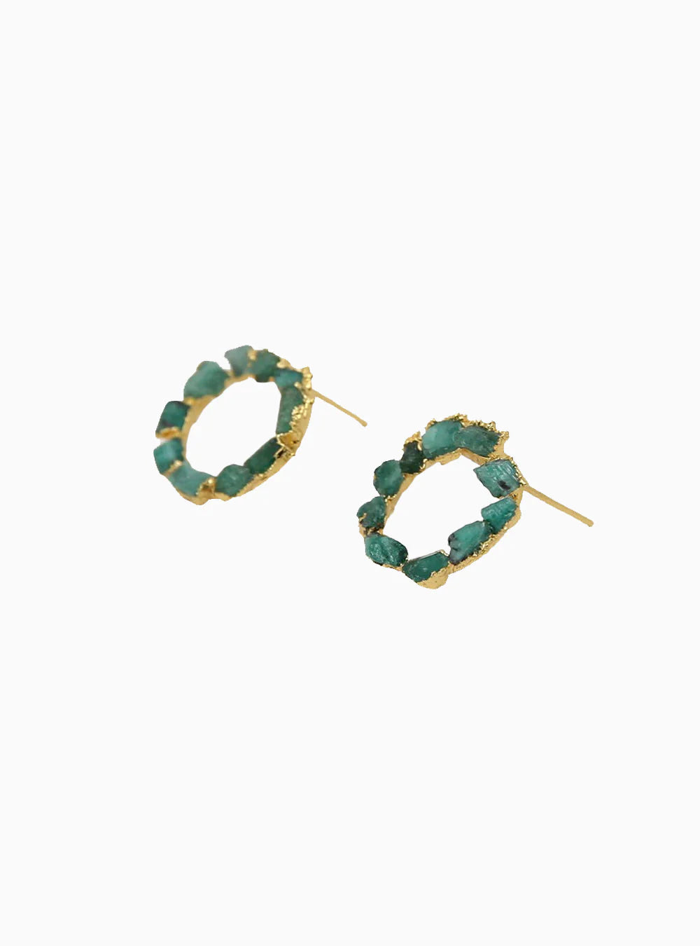 Corona Emerald Earrings